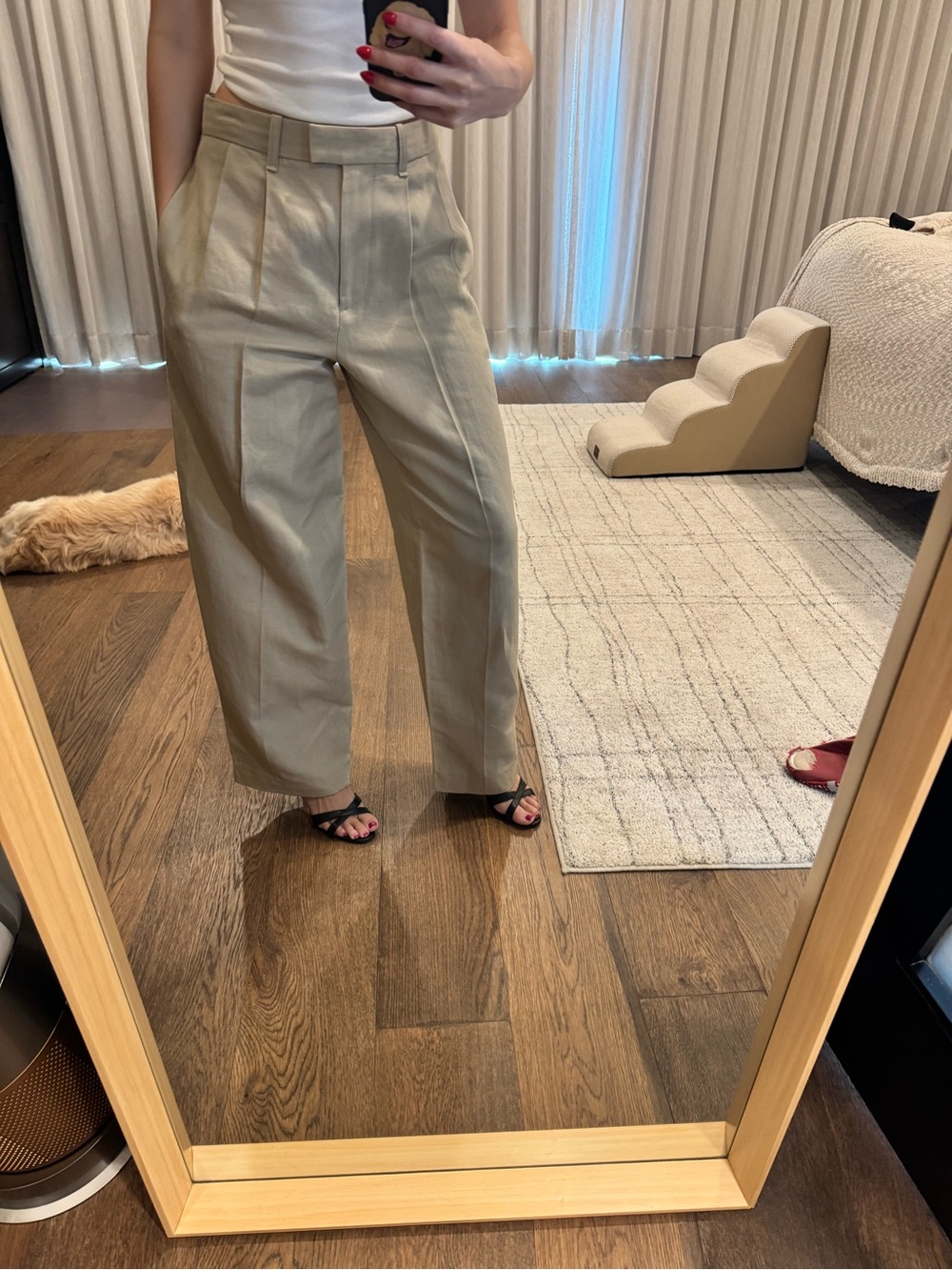 Rag & Bone High-Rise Pleated Trousers